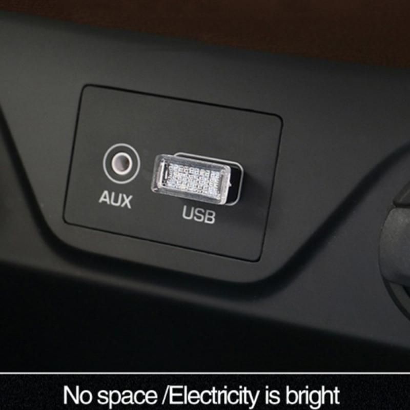 7 Colors Mini USB Light LED Modeling Light Car Ambient Light Neon Interior Light Car Interior Decorative Light