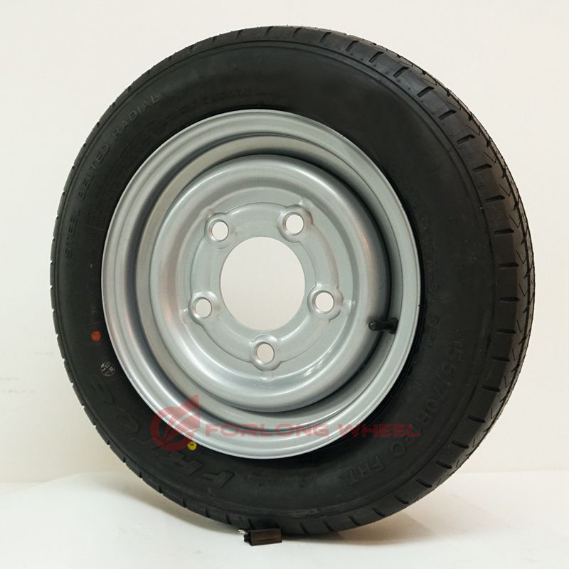 Forlong Wheel 195/60r12 104/102n Trailer Wheels 5 Stub 5.5inch PCD 7mm Offset Fits for Ifor Williams Trailer Use for Sale