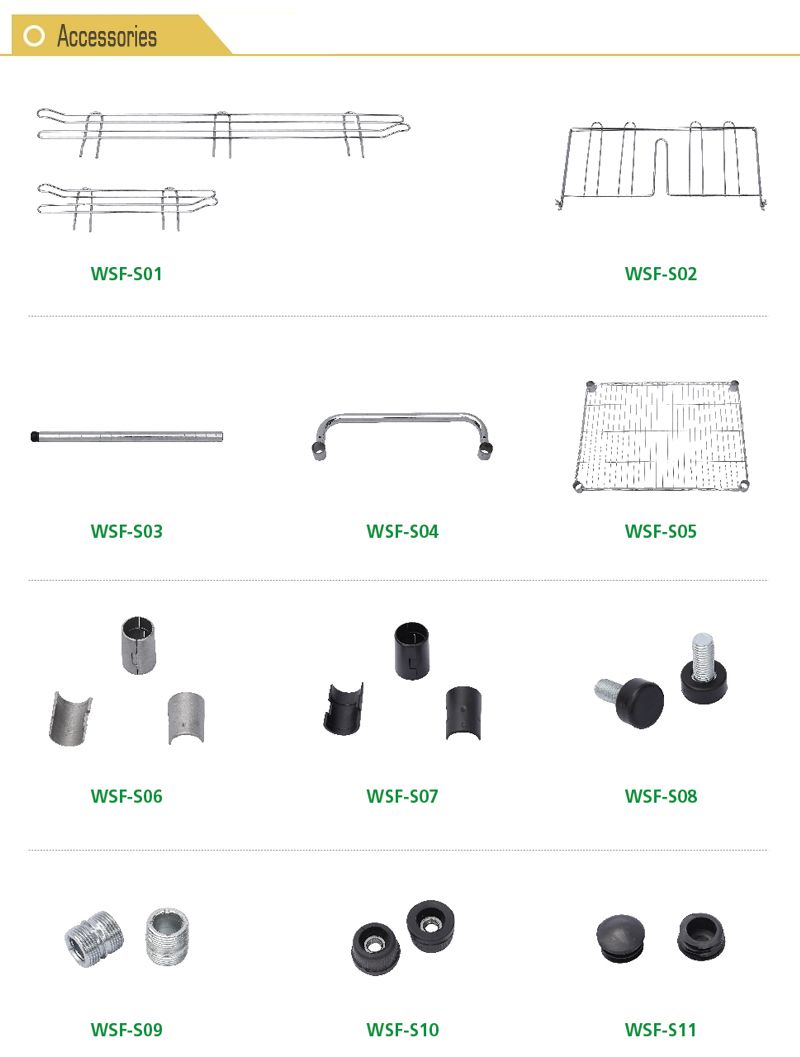 High Quality Chromed Light Weight Metal Wire Shelf
