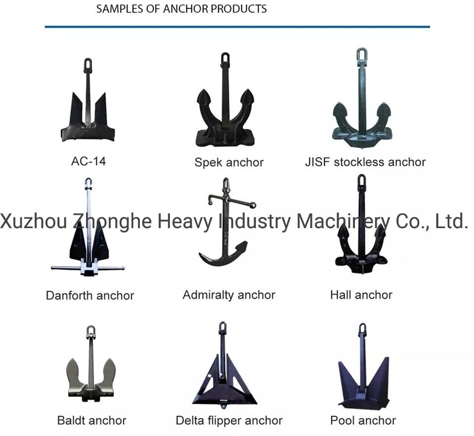 Vessel Ship Qualified Japan Stockless Anchor Hardware JIS Anchor Certification