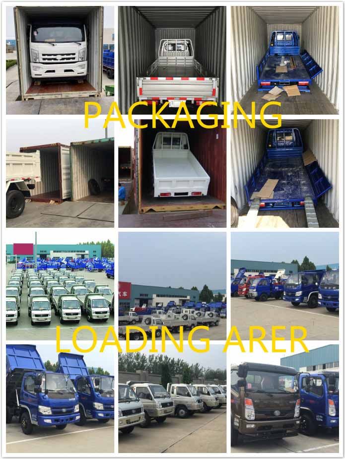 Flatbed Light Truck Load 4-8 Tons Wheel Trucks