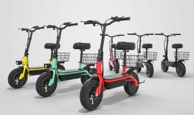 350W Folding Electric Mini Scooter with Pedal E-Bike