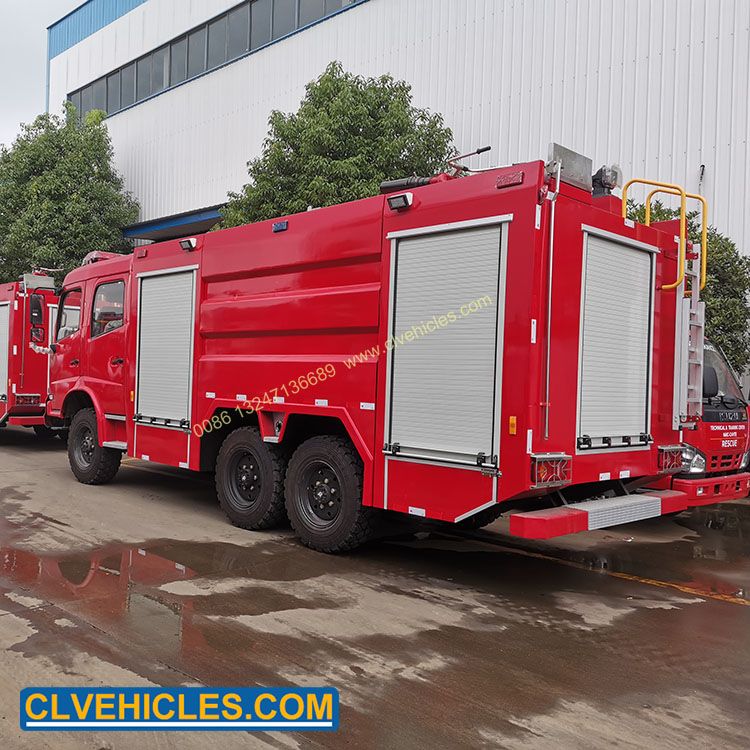 10cbm Water Tanker and Foam Tanker Firefighting Engines 10000L Fire Rescue Truck