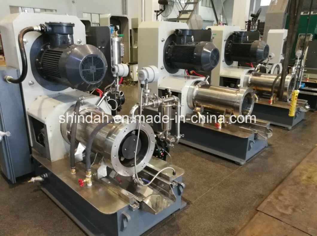 Large Flow Horizontal Bead Mill for Paint, Pigment, Pesticide Industry