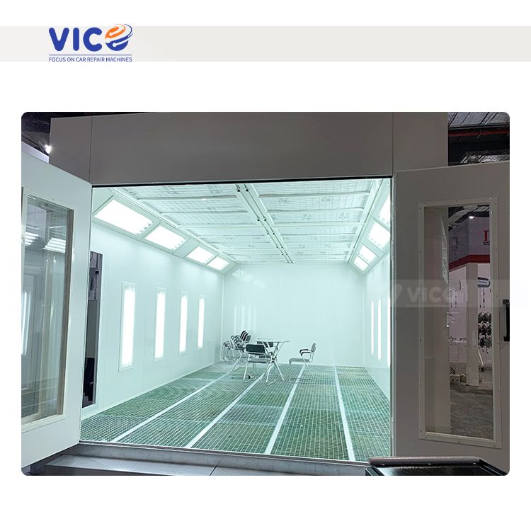 Vico Hot Sale European Type Automotive Paint Booth Car Painting Booth Spray Paint Booth Vehicle Baking Oven Vpb-SD98