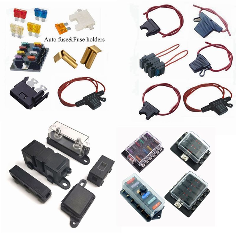 MIDI Fuse Black Auto Fuse Holder