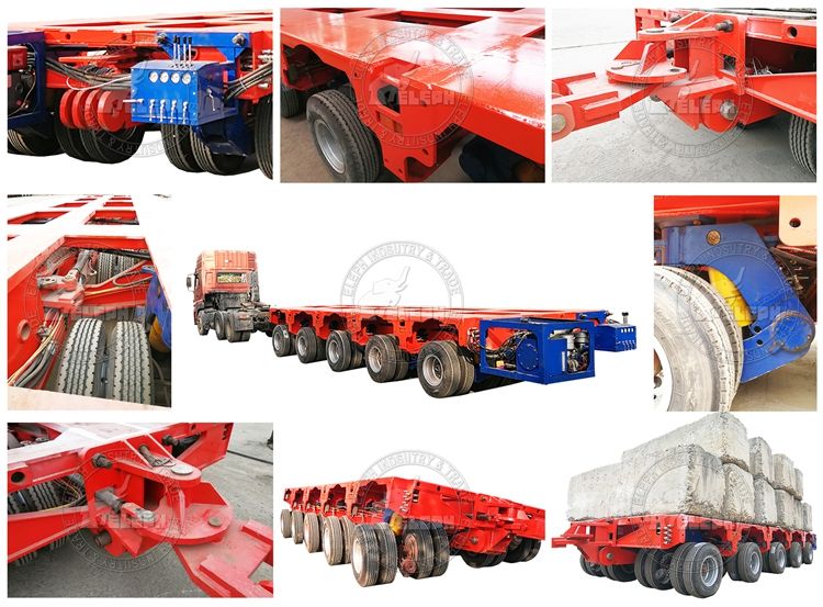 4+6 (5+5 available) Modular Trailer 250 Ton Girder Transportation/Girder Trailer