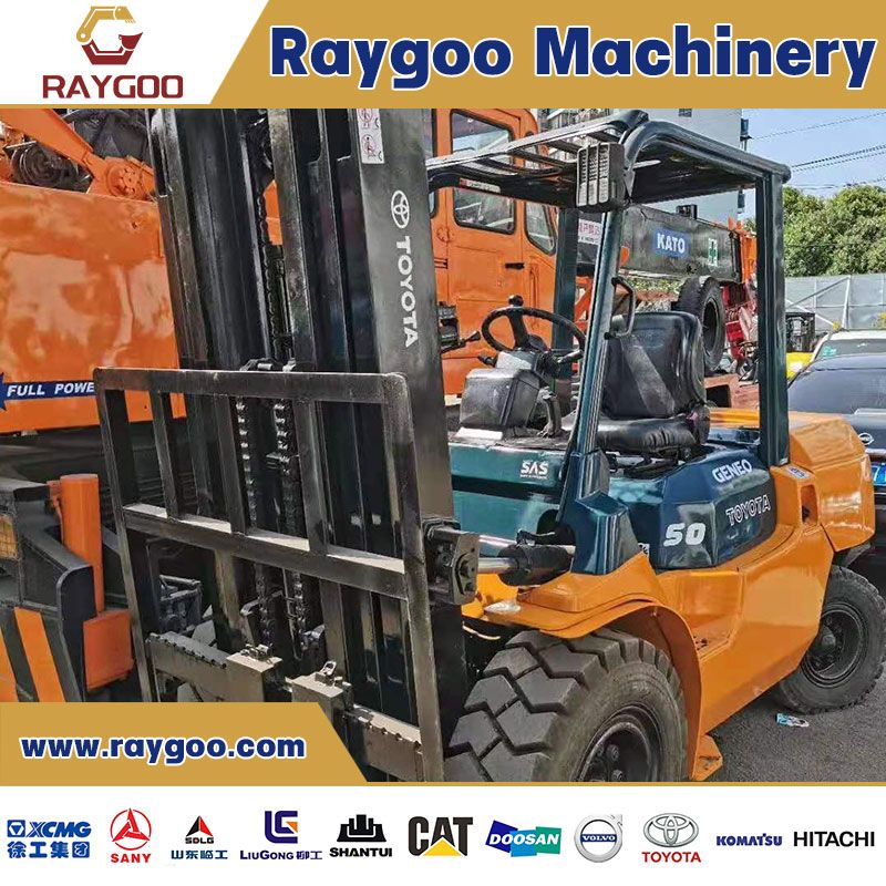 China High Quality with CE Diesel Power Engine 10ton Diesel Forklift Truck Duplex Triplex Mast with Fork Positioner or Clamp by Tcm Technical