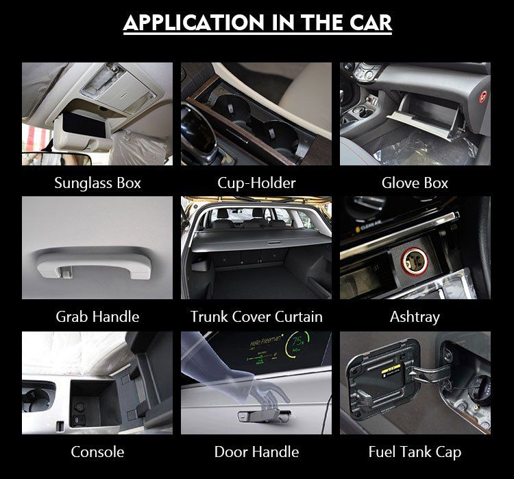 Precision Machinery Mini Rotary Damper for Car Interior Sunglasses Box Central Arm Rest Cup Holder Assembly