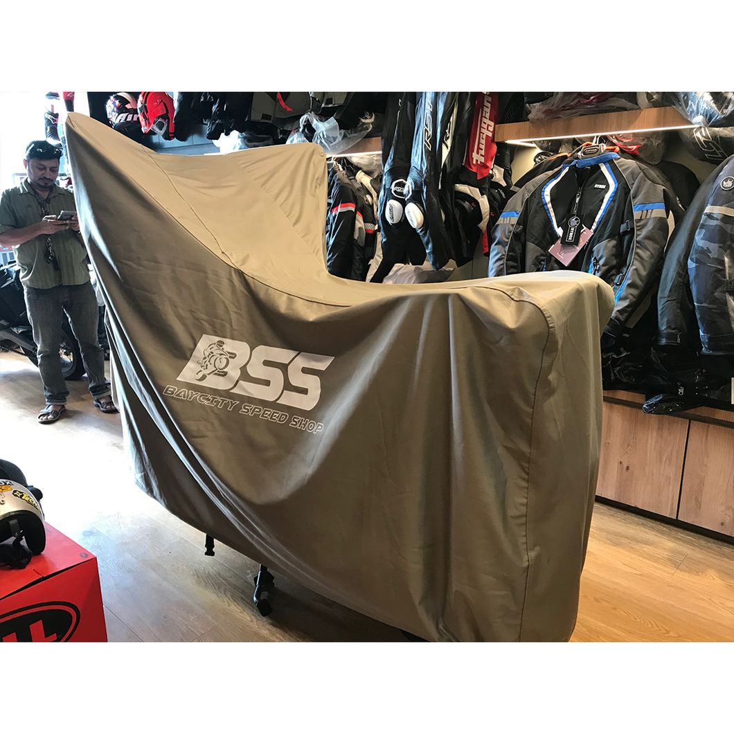 Heavy Duty Fleece Protection Water-Proof Outdoor Motorcycle Cover OEM Logo