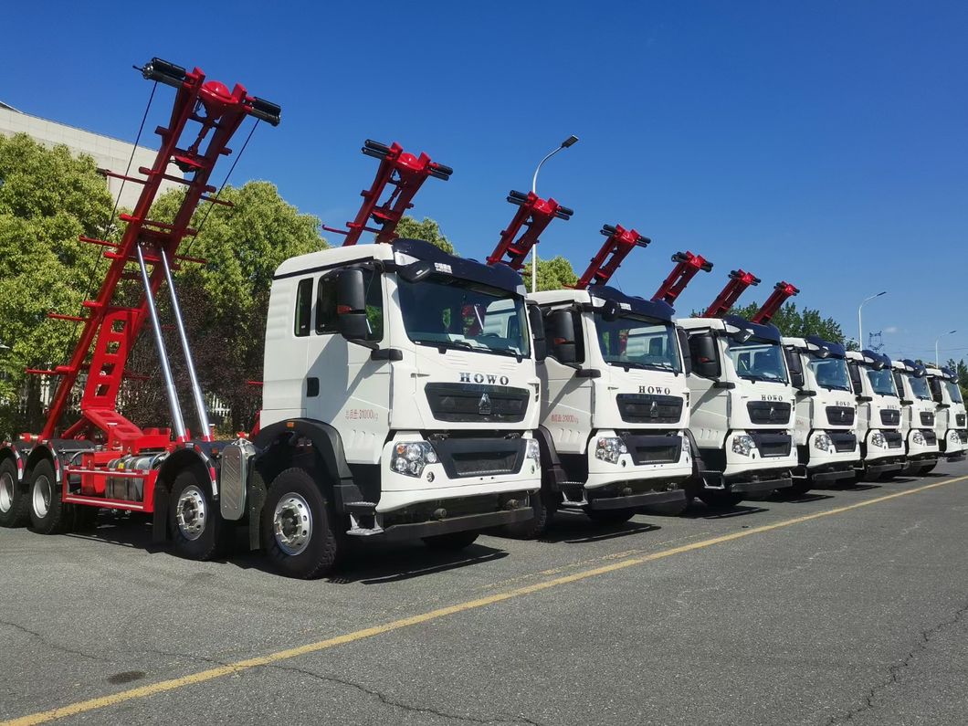 HOWO 8X4 Roll-Offs & Hook Lifts Truck, HOWO Hook Lift Trucks, HOWO Waste & Refuse Hook Lift Truck