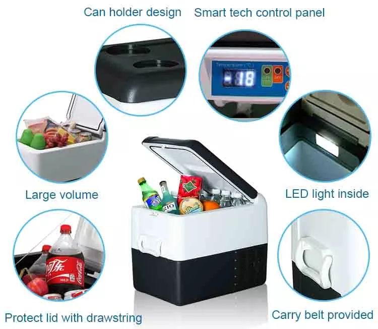 DC-40y Factory Manual Defrost Low Power Portable Car Fridge Freezer