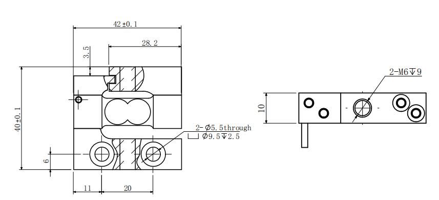 Fa317 S Type Tension Compression 2n Aluminum Alloy Force Sensor