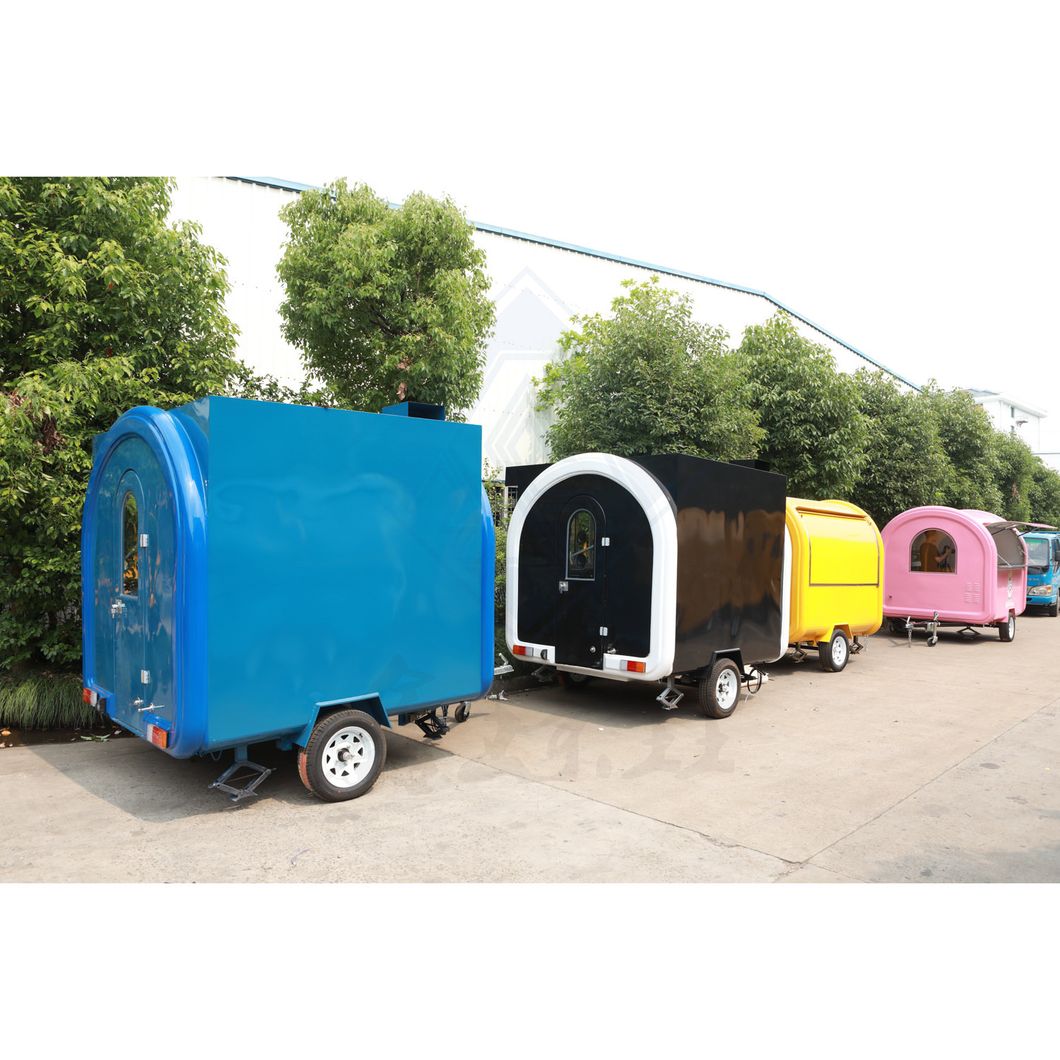 Commercial Customized Mobile Box Ice Cream Catering Fast Snack Food Cart
