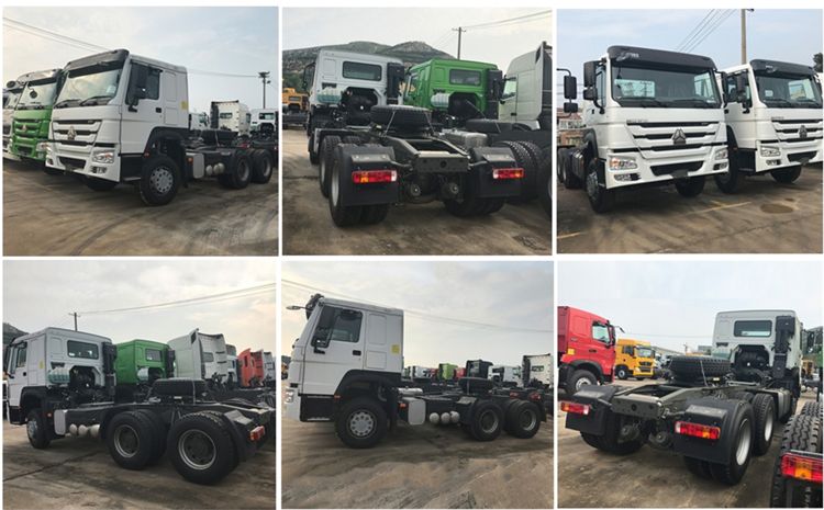 371HP HOWO Truck Head for Africa with Strong Truck Frame