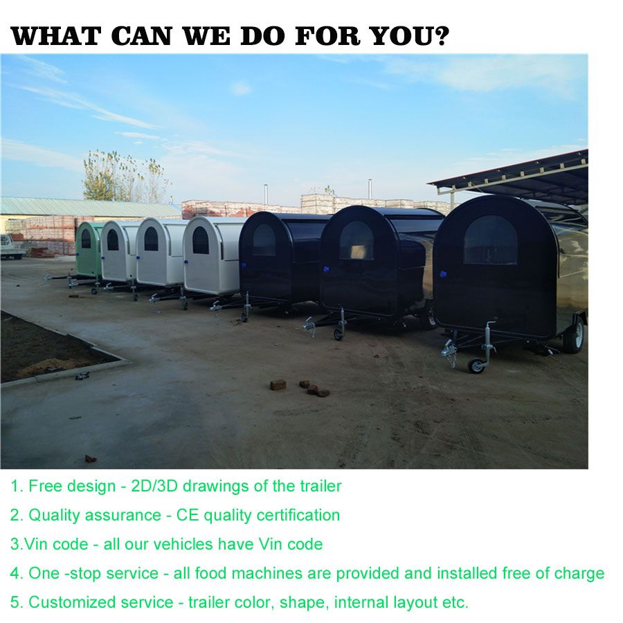 Mobile Street Food Truck Customized Catering Trailers for Sale