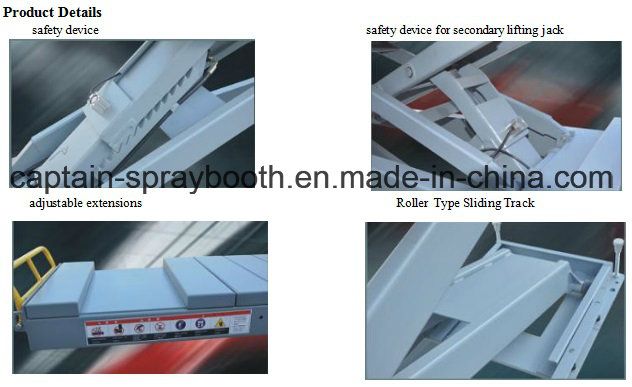 3.5 T Large Scissor Car Lift Underground Type, Wheel Alignment
