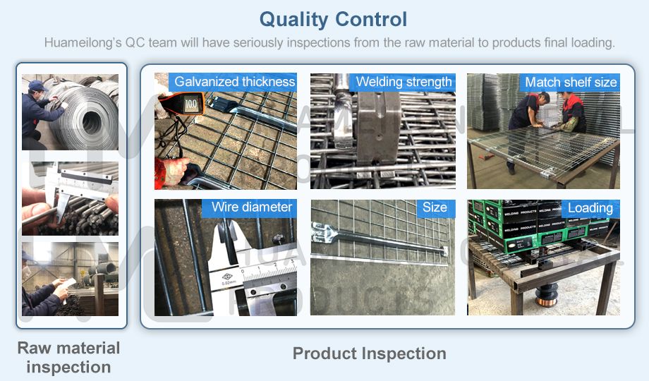 Heavy Duty Steel Welded Flare Wire Mesh Decking for Rack