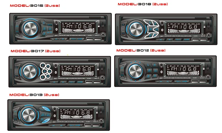 Cheap Car LCD Radio Auto Multi Media MP3 Player with Bluetooth