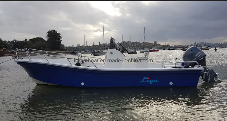 Liya 4.2m to 7.6m Fiberglass Fishing Boat Panga Fishing Boat for Sale
