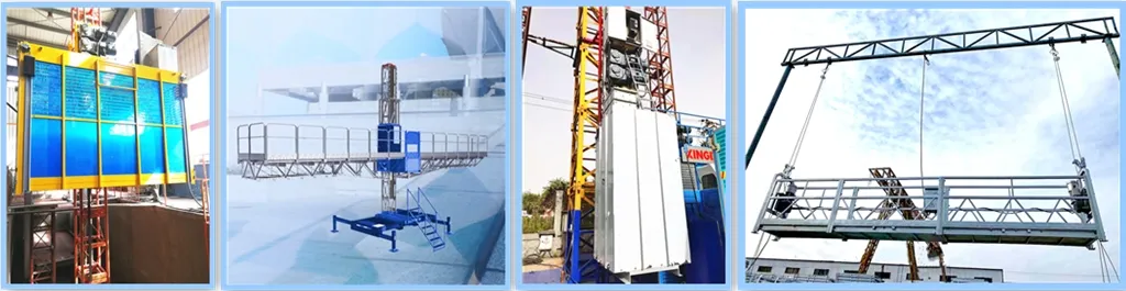 Direct Manufacturer Construction Site Lift Materials Handling Elevator Passenger Hoist