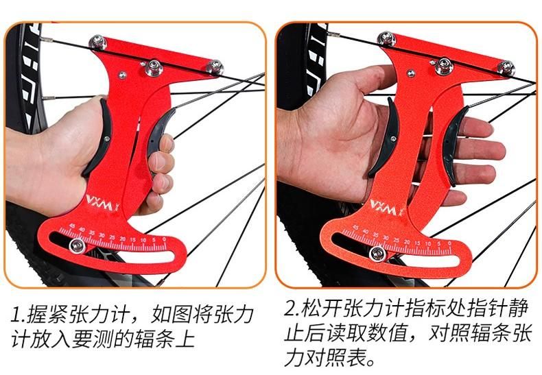 Vxm Bicycle Spoke Tensiometer Wheel Group Correction Rim Adjusting Adjusting Tool Wire Tension Adjustment