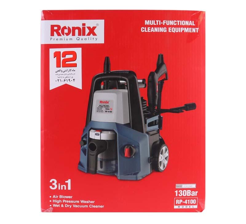 Ronix High Pressure Carwash Model RP-4100 Multi-Functional Washing Equipment Carwasher