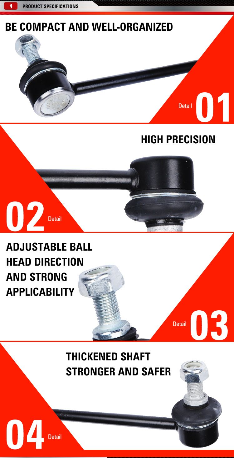 Kingsteel Shigh Performance Uspension Auto Parts Sway Right Stabilizer Bar Link for D-Max OEM (8-94459478)