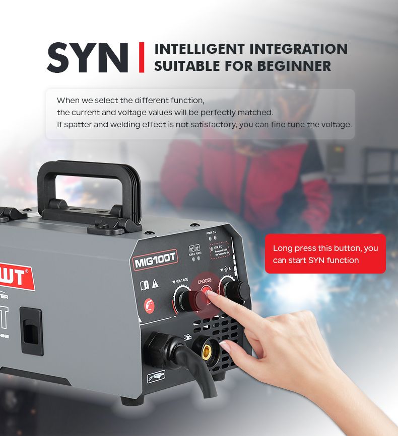 MIG721-100 CE Welding Machines Flux MIG Homeuse Inverter Welding Machine