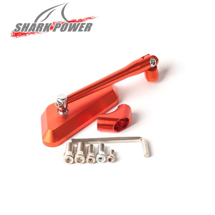 Aluminium Alloy Motorcycle Spare Parts Universal Single Left Rearview Mirror for YAMAHA