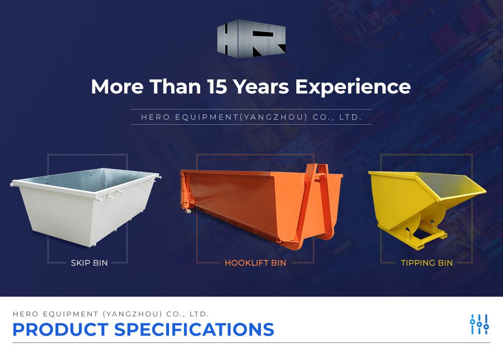 7m Customized Stackable Heavy Duty Skip Bin