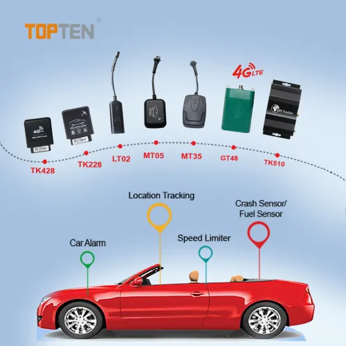 4G GPS Car Tracking Ota Turn-Over Alarm Crash Alarm Motorcycle Tracker (DI)