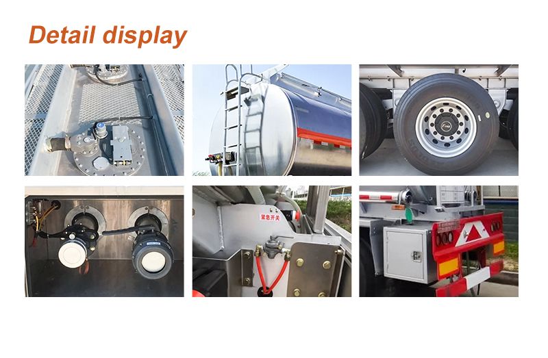 19cbm 25cbm 35cbm 40cbm Chemical Transport Tanker Truck Semi Trailer