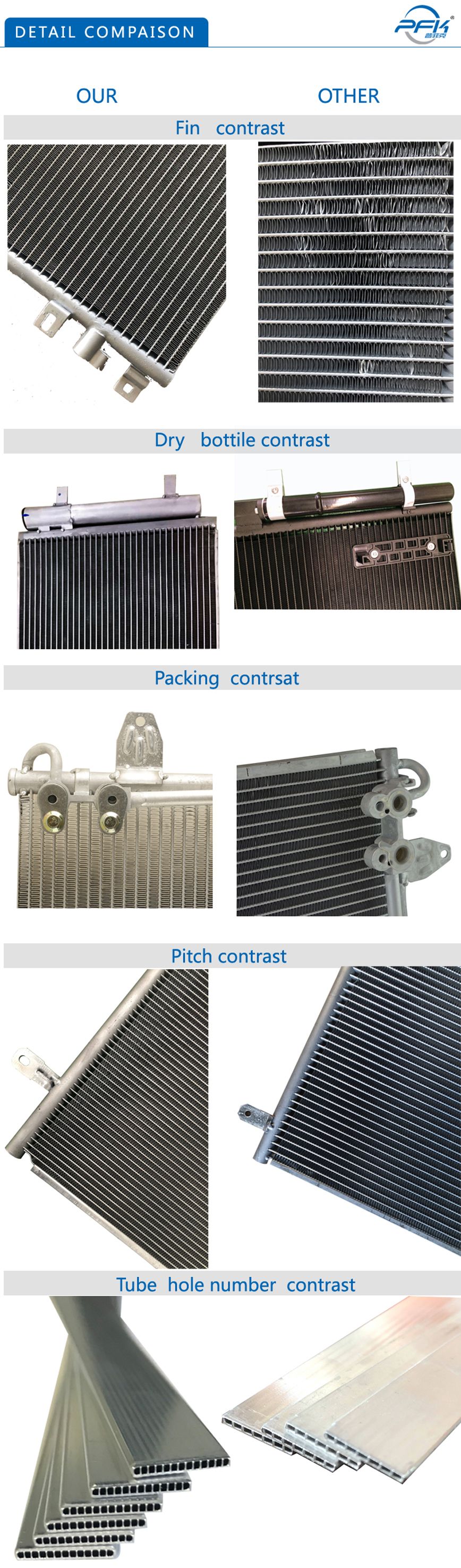 Parallel Flow Aluminum Auto Air Conditioner Radiator