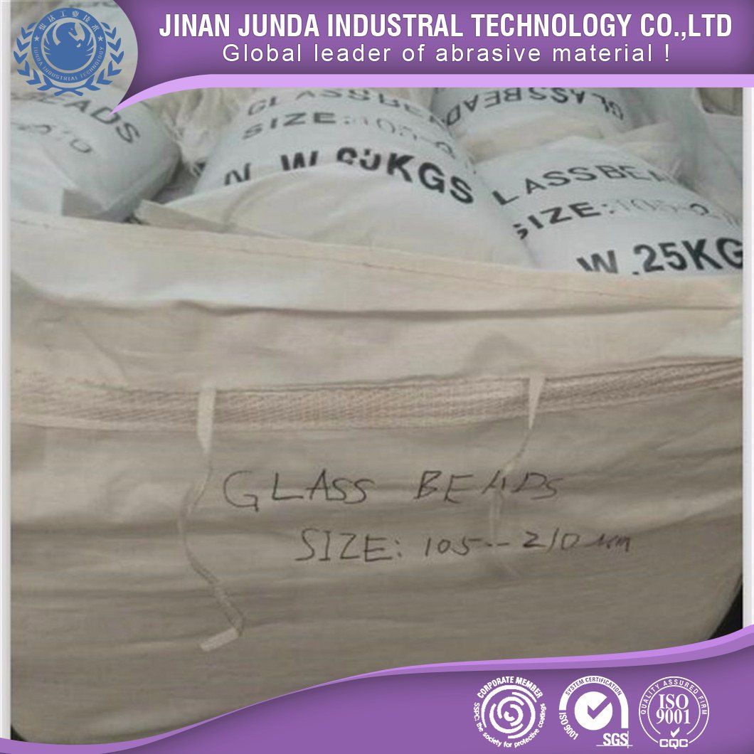 High Glomeration Blasting Road Marking Glassbead Surface Treatment Media
