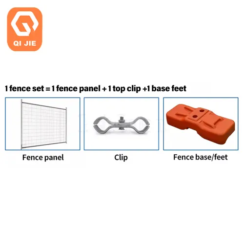 as 4687 Galvanized Temporary Fence Safety, Temporary Steel Fencing Plastic Base
