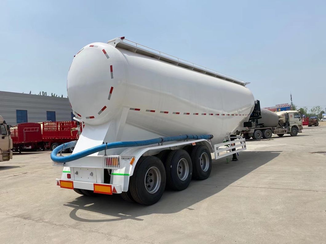 3/4 Alex Dry Bulk Cement Powder Tanker Semi-Trailers for Sale