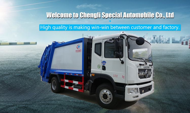 Dongfeng 7000 Liters Household Dust Garbage Collection Truck