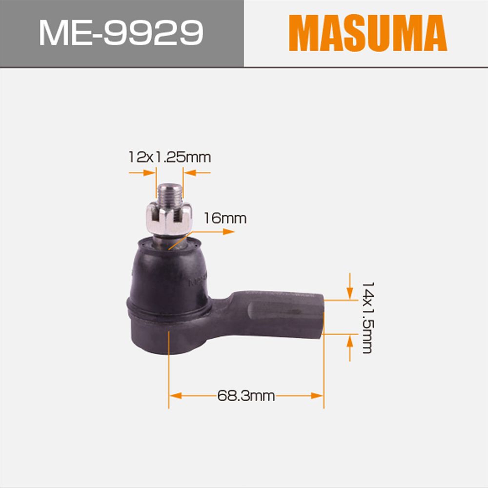 Me-9929 Masuma Auto Parts Accessories Steering Trailing Arm Tie Rod End 53541-Sjh-003 for N22A1