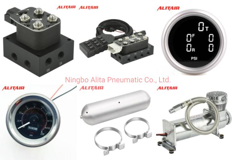 Dual Needle Twin 2&quot; Inch Boss Ride Arb Viair Thor Air Suspension Pressure Gauge