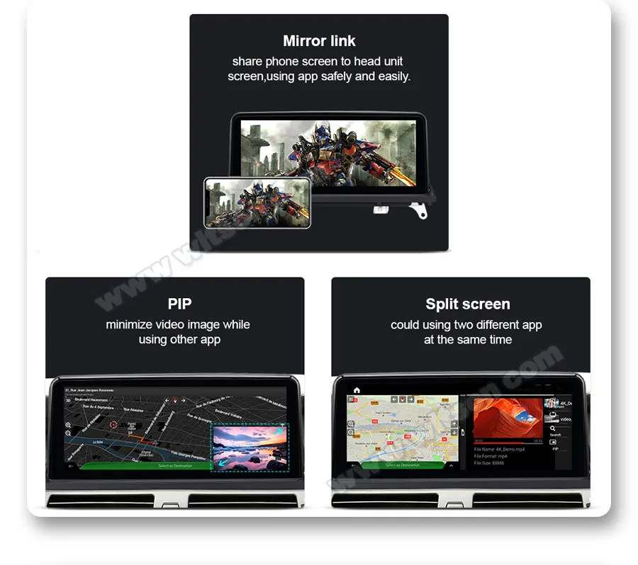 Witson Android 10 Big Screen Car Multimedia for BMW 5 Series F10/F11 (2011-2012) Original Cic Nbt System Vehicle Radio Player