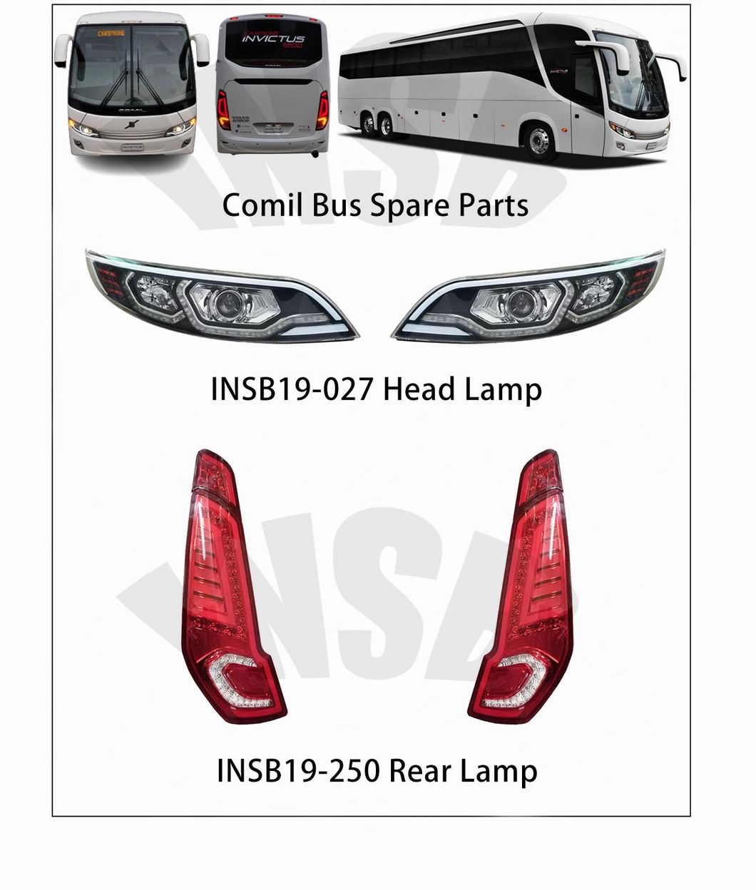 Marcopolo Bus Parts LED Side Marker Lamp Bus Side Light Lzx28120