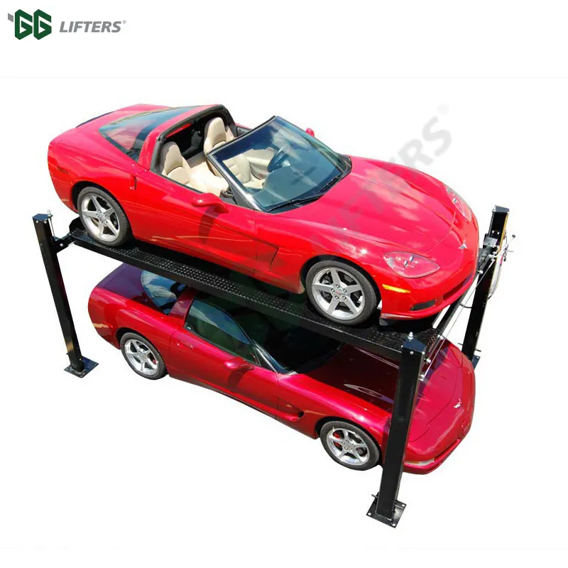 CE approved 4 post parking system lift