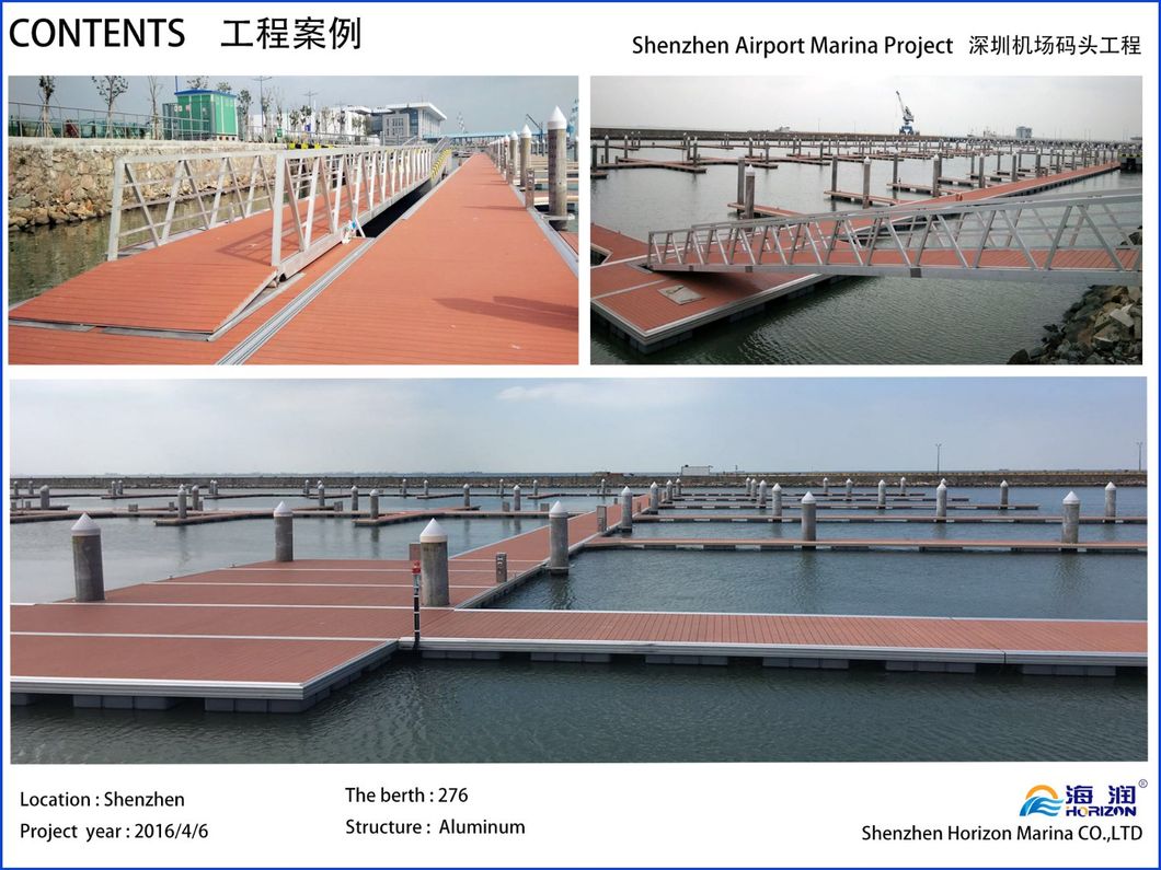 Made in China Marina Steel/Concrete Floating Dock Pile Cap