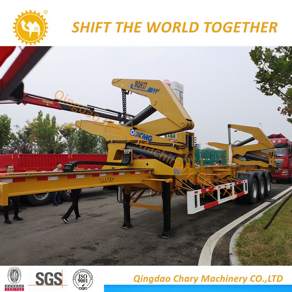 Side Lift Container Crane Self Loading Truck for 20FT 40FT Container