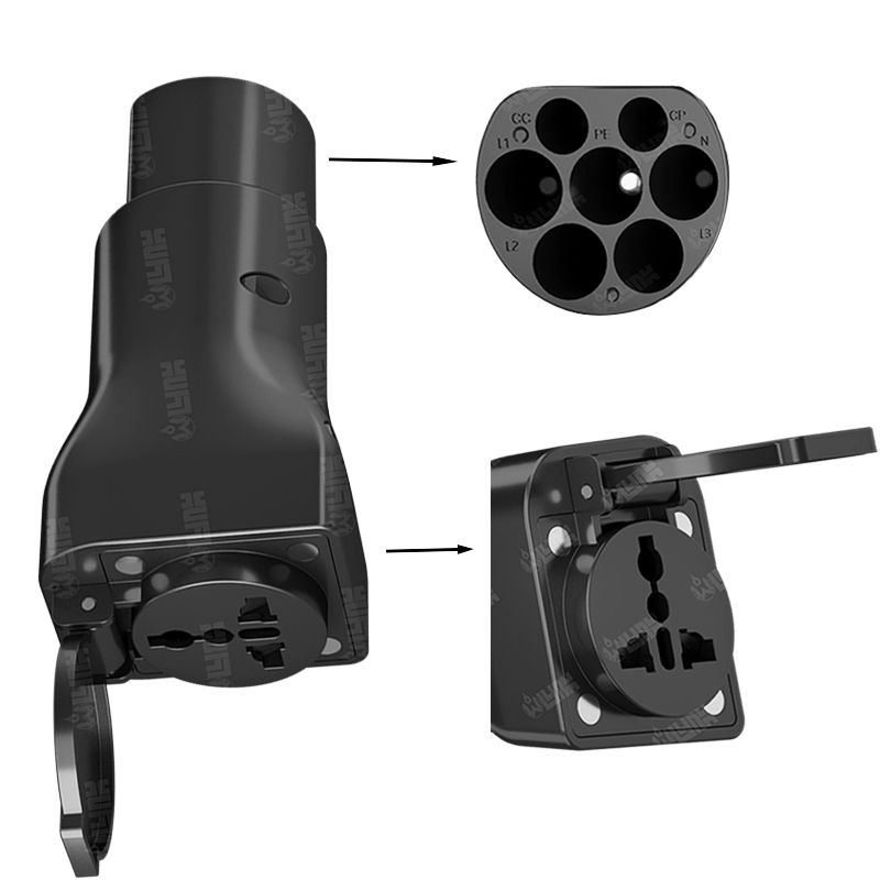 European Standard EV Discharging Outlet 3kw-5kw V2l Adapter for Byd V2l Adapter