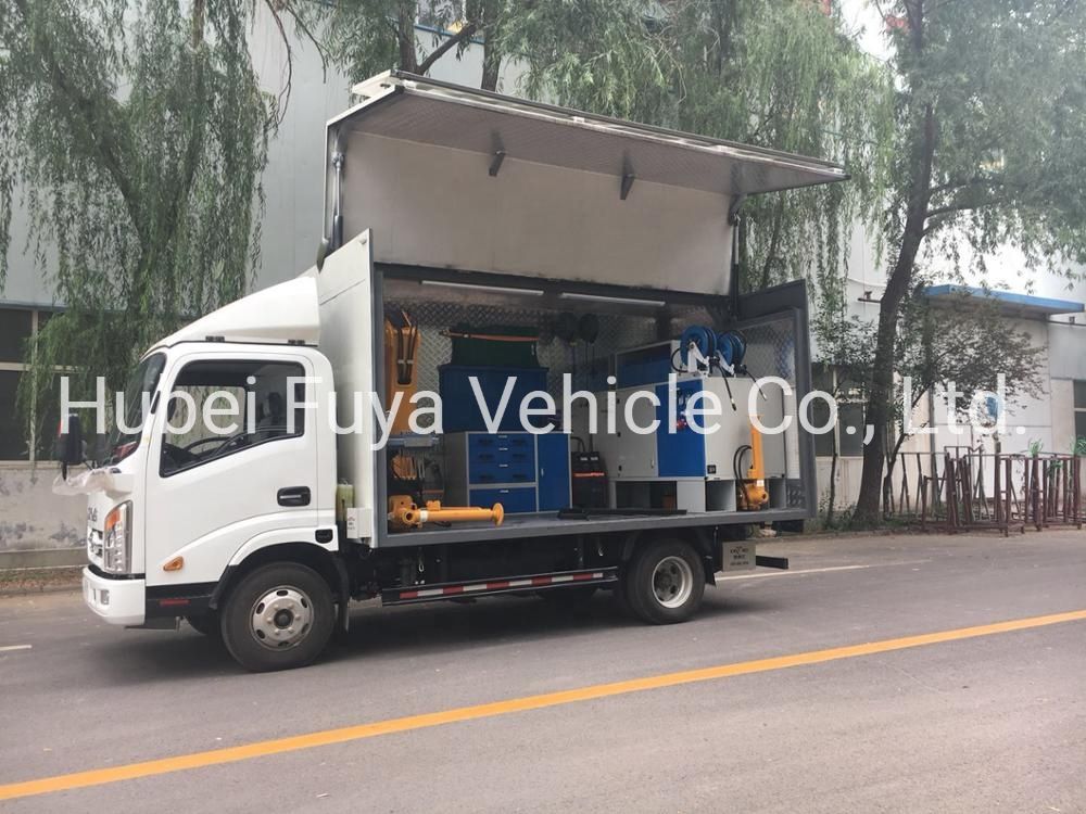 4X2 Small Cheapest China 6 Wheel New Mobile Workshop Repairing Truck Sale