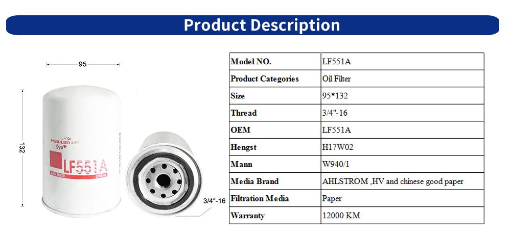 Lf551A 7023700-0 A146696 15600-41010 1560041010 B2 51515XP 51515 P550008 Lf3313 Auto Cartridge Parts Oil Filter for Toyota /Daihatsu