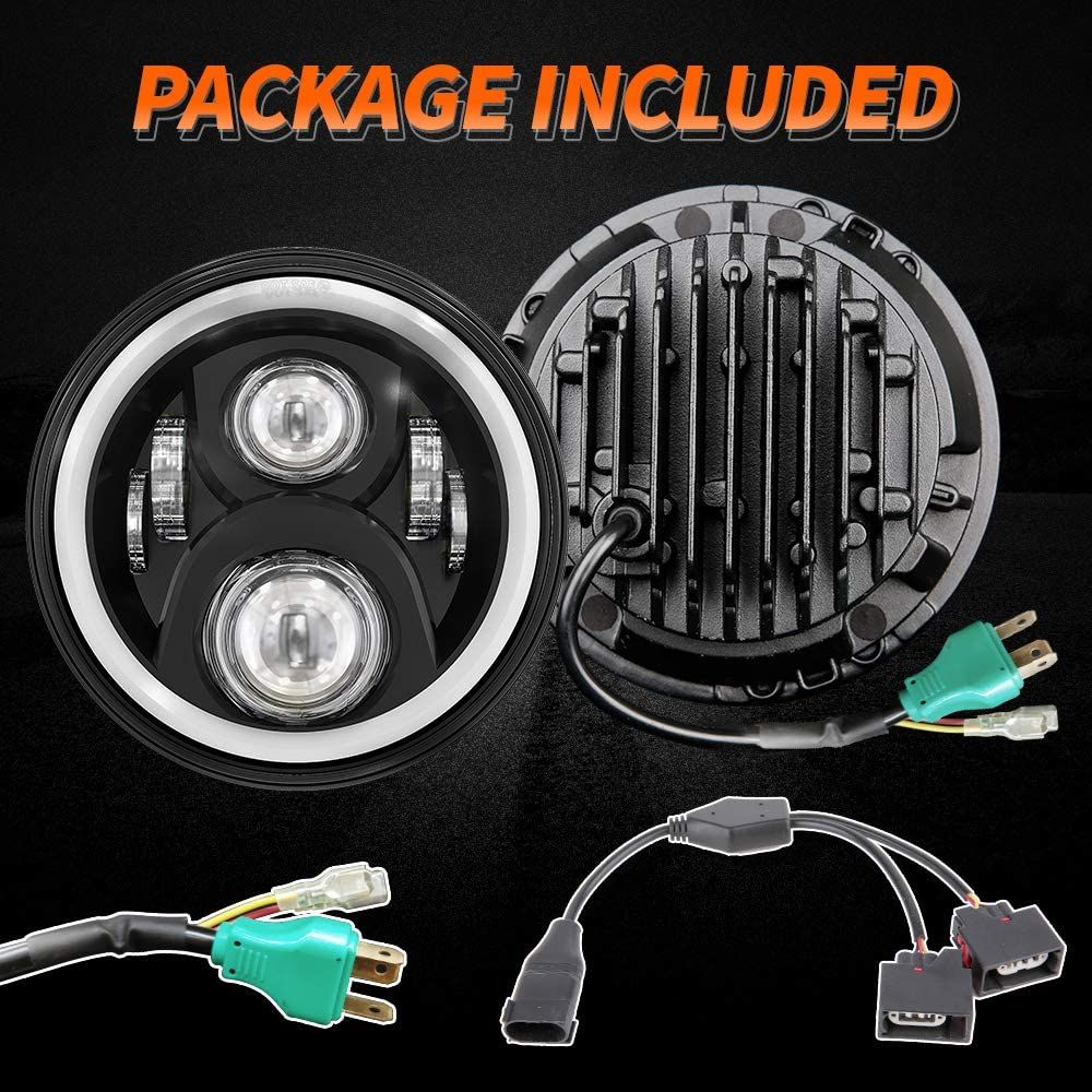 DOT Approved Jeep High Low Beam Auto Headlight