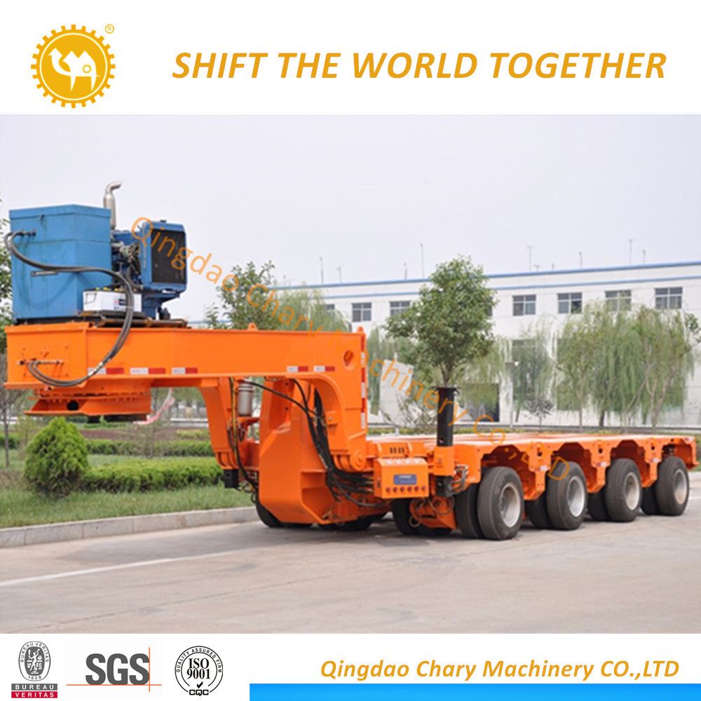 3 Axles Excavator Transport Goose Neck Low Boy Semi Trailer